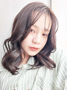 透け感くびれミディ × シースルーバング