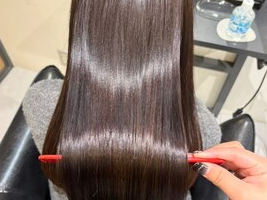 髪質改善ストレートで朝のお手入れ簡単♪