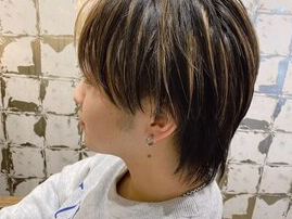 透明感ハイライトで抜け感ヘア